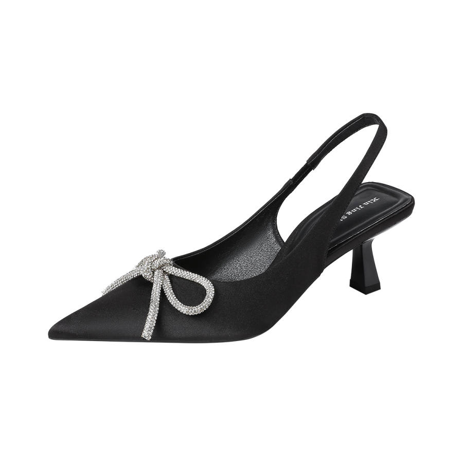 TATAYA Microfiber Leather Slim Heel High Heels Women's