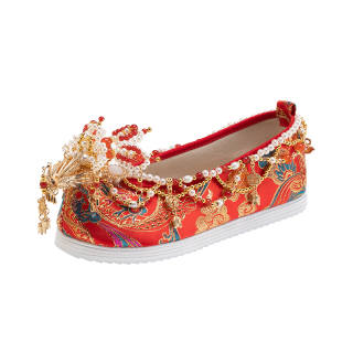WUXIUYUAN Casual Shoes Women's Red