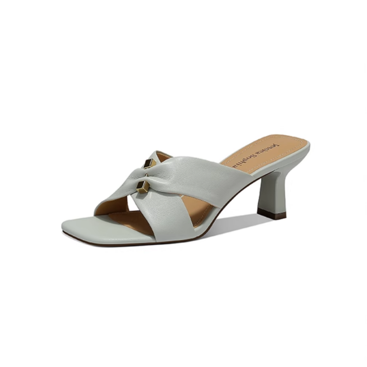JESSICA SOPHIA Metal Slide Slippers Women's