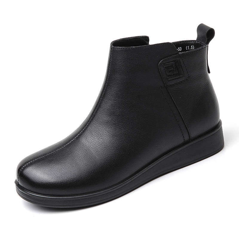 XINNUO XINNUO Ankle Boots Women's Black/Dark Brown