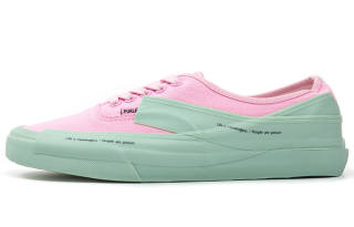 CONP Canvas Shoes Unisex Low Top Pink/Green
