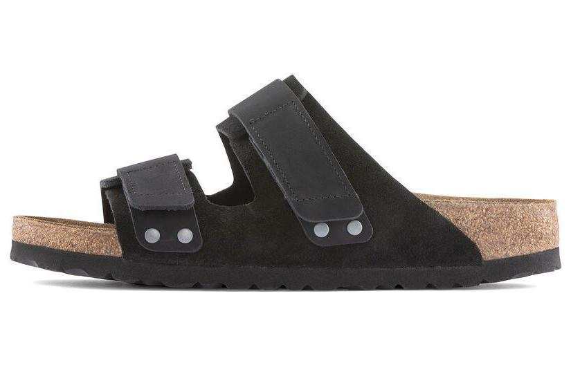 Birkenstock Uji Birkenstock Suede Sandal 'Black'