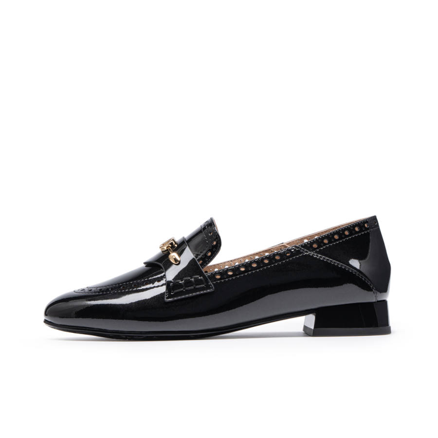 CHRISDIEN DENY Loafers Women's Low Top Black