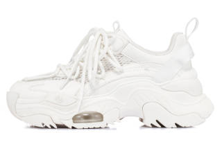 VITTORIO VENTURA Chunky Sneakers Women's Low Top White