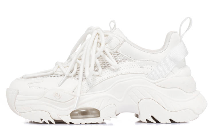 VITTORIO VENTURA Chunky Sneakers Women's Low Top White