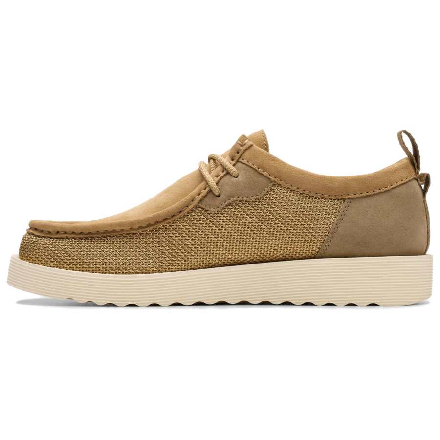 Clarks Wallabee Suede Fashion Trend Casual Shoes Men's Brown