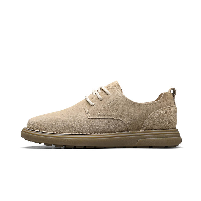 PARDASAUL Cow Split Leather Casual Shoes Men's Apricot