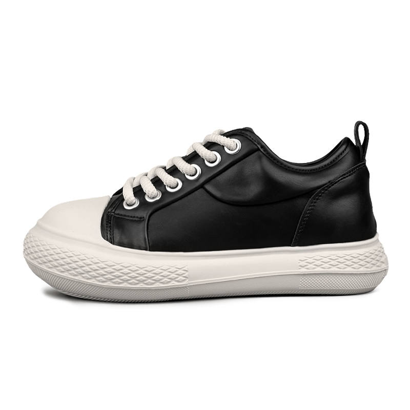 WENPU Slip Resistant Lightweight Height Increasing Low top Casual Shoes Women's