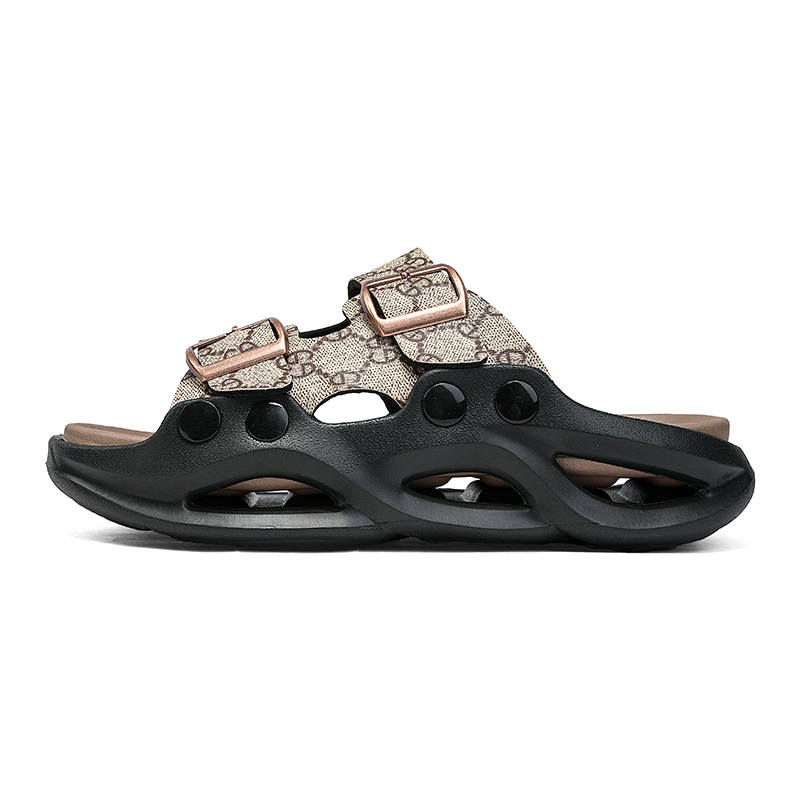 YINGLUNQISHI EVA Abrasion Resistant Abrasion Resistant Slide Slippers Unisex Ecru
