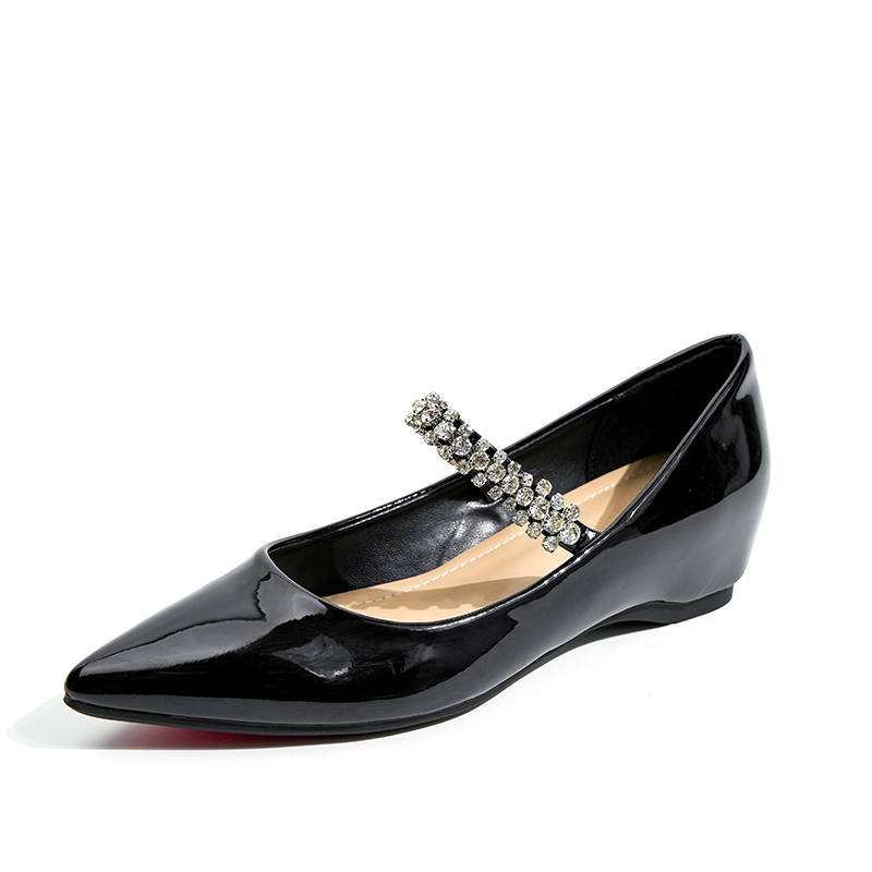 ZUOMILUO Patent Leather Chunky Heel Mary Jane Shoes Women's