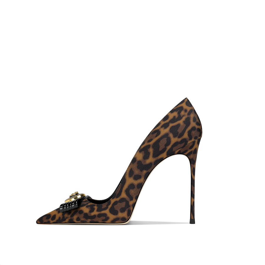 ;HMZ Fabric High Heels Women's Brown