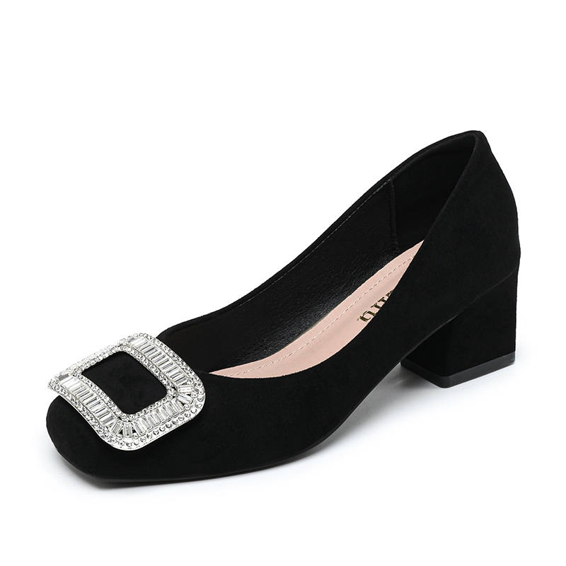 JIUXINGDAO High Heels Women's Black