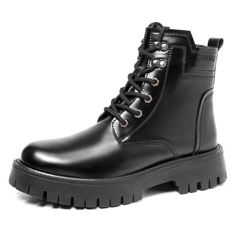 DUNNU DUNNU Combat Boots Men's Black