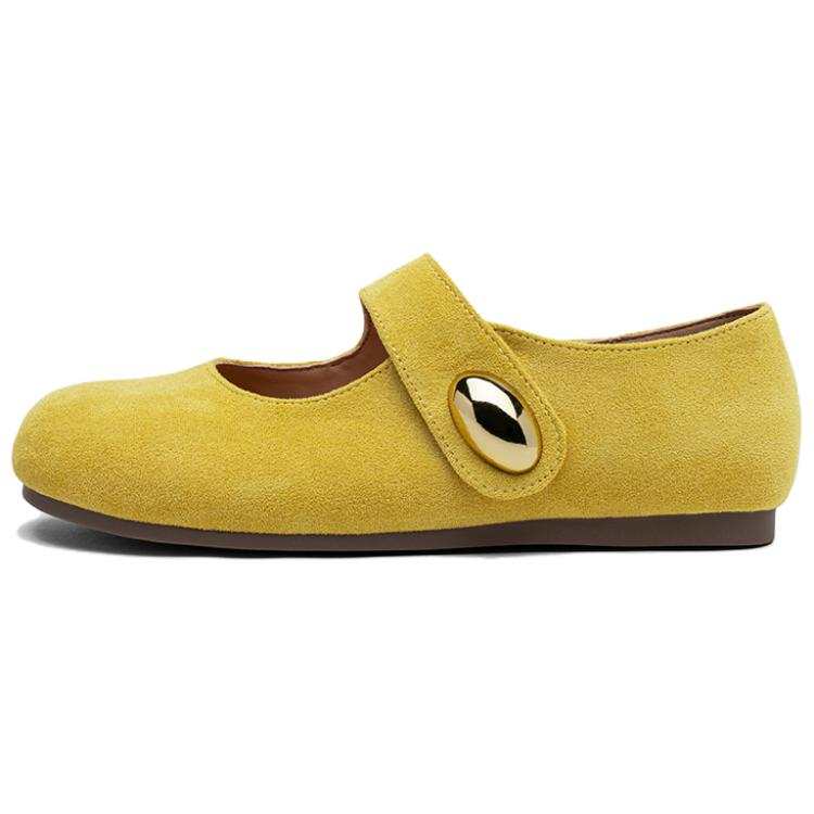 BASTO Bell Pepper Flat Mary Jane Shoes Women's