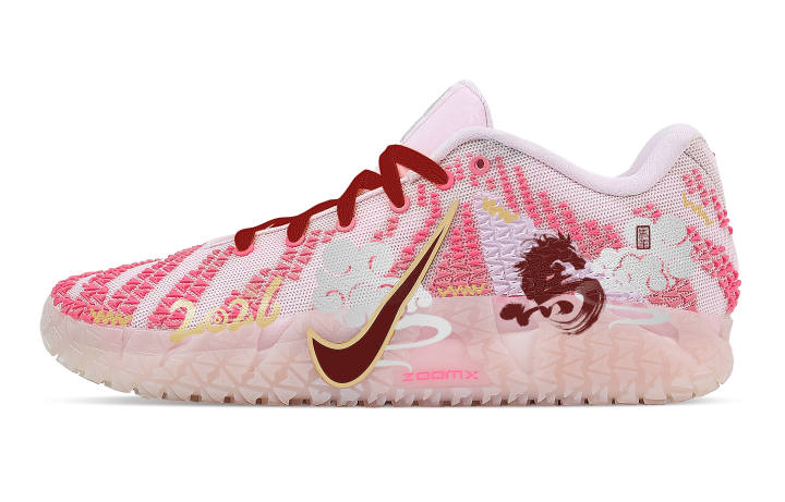 Nike Nike Ja Morant 3 Lucky Cloud New Year Blessing Rebound Grip Low top Basketball Shoes Men's Pink