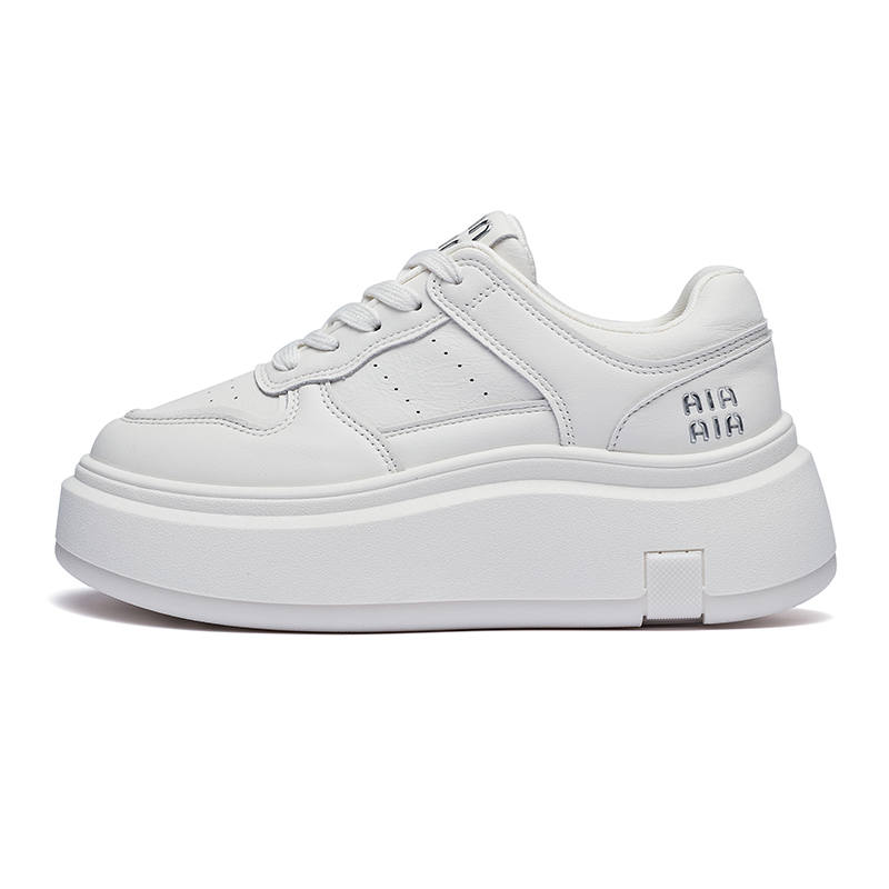 IHBOZ White Sneakers Microfiber Leather
