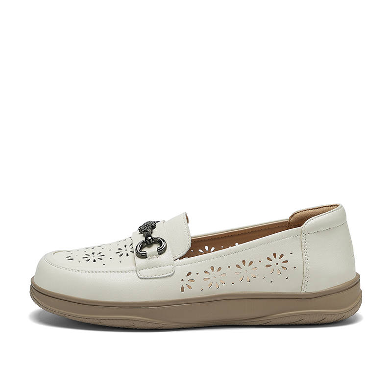 ZULIZ Cow Split Leather Casual Shoes Women's