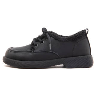KANGLINIAO Cow Split Leather Fleece Lined Comfortable Elegant Casual Shoes Women's
