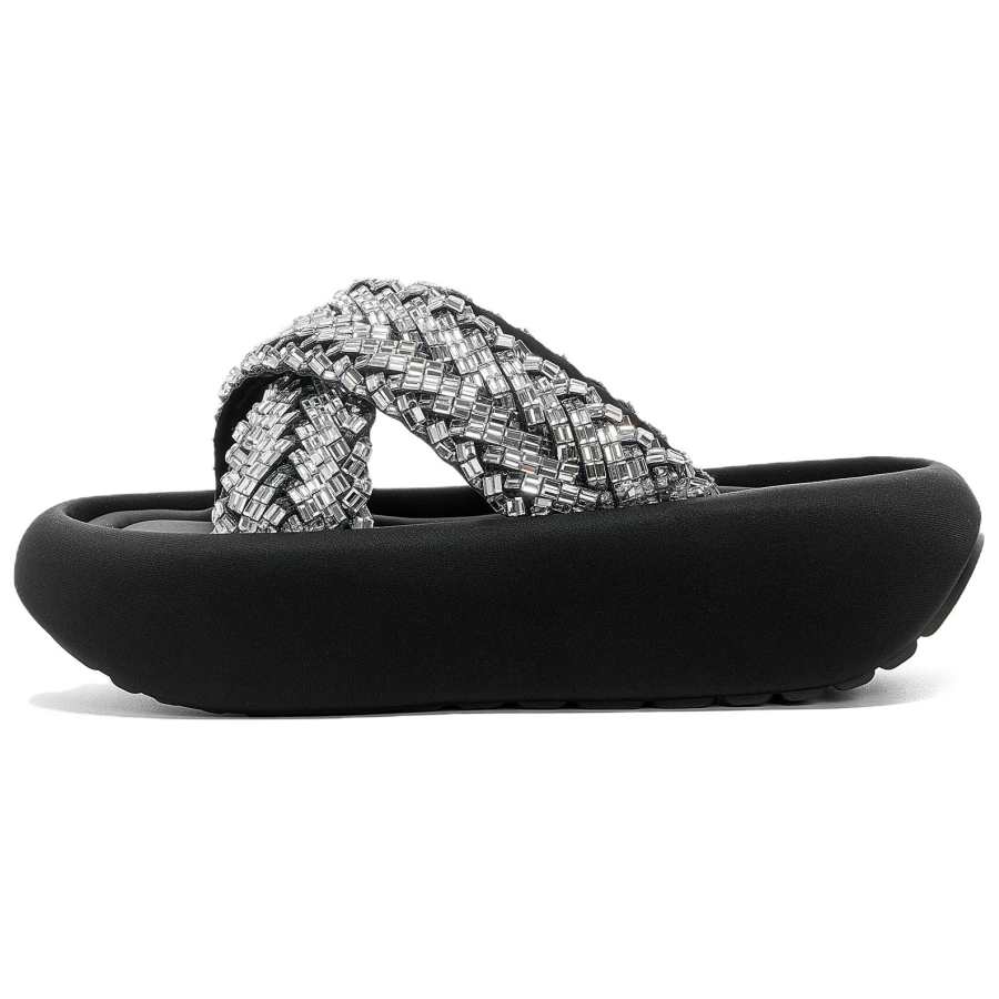 DAPHNE DAPHNE Slide Slippers Women's Beige