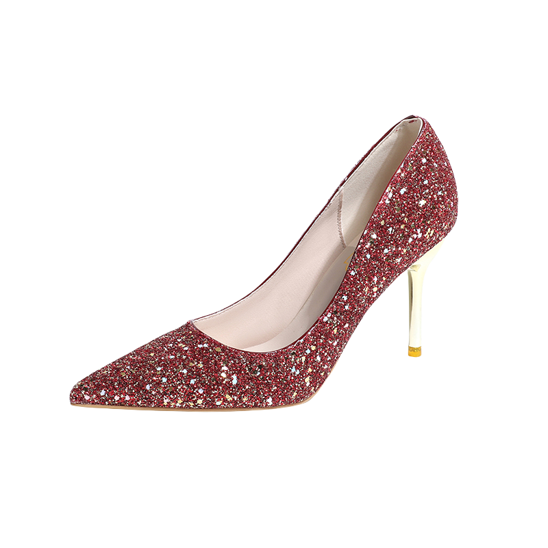 Xingdiman Pu Slim Heel High Heels Women's