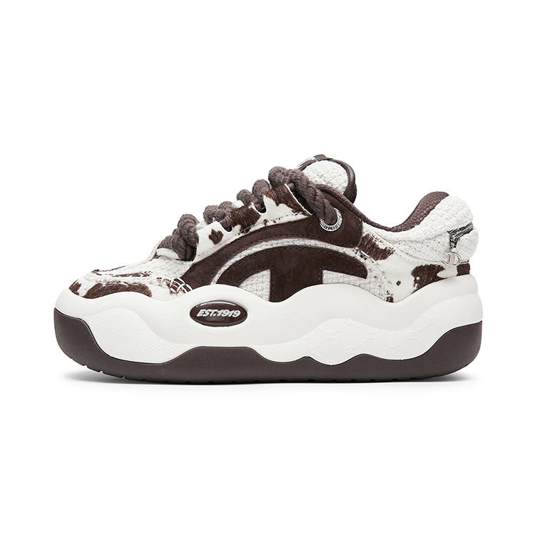 Champion Cloud Cotton CloudNine V1 Low top Skateboard Shoes Women's Baroque Brown/Milk White
