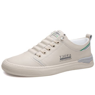 PTLS Cow Split Leather Low top Skateboard Shoes Men's