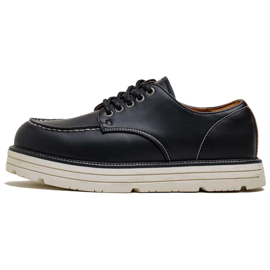 MADEN Casual Leather Shoes Men's Black