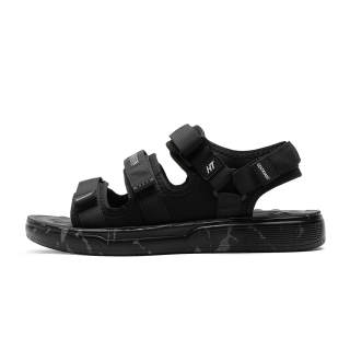 AIBAOLUO Beach Sandals Men's Black Sole