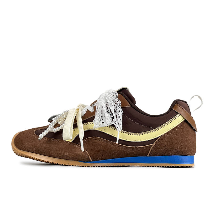 LuzaoT SUPER DRAG Low top Casual Shoes Women's Brown