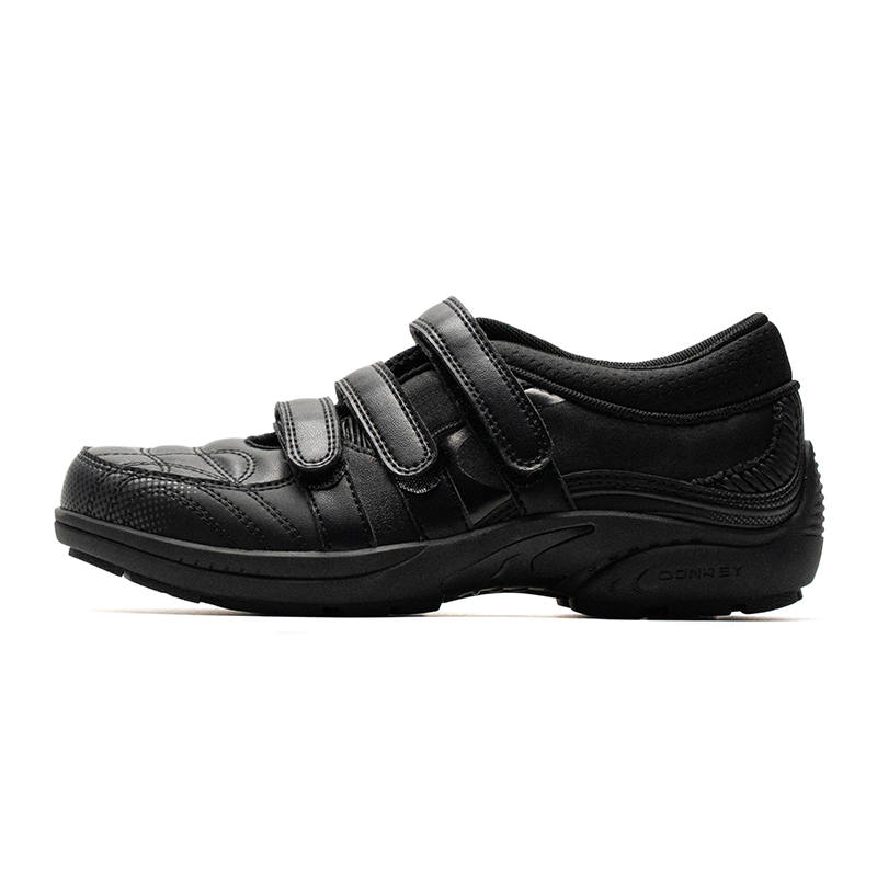Mule Donkey Microfiber Flat Mary Jane Shoes Low top Women's Black