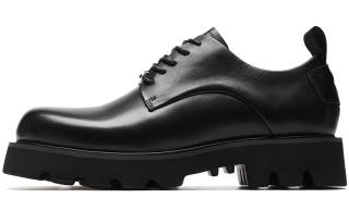 TRUMPPIPE Top Grain Cow Leather Dress Shoes Men's Black