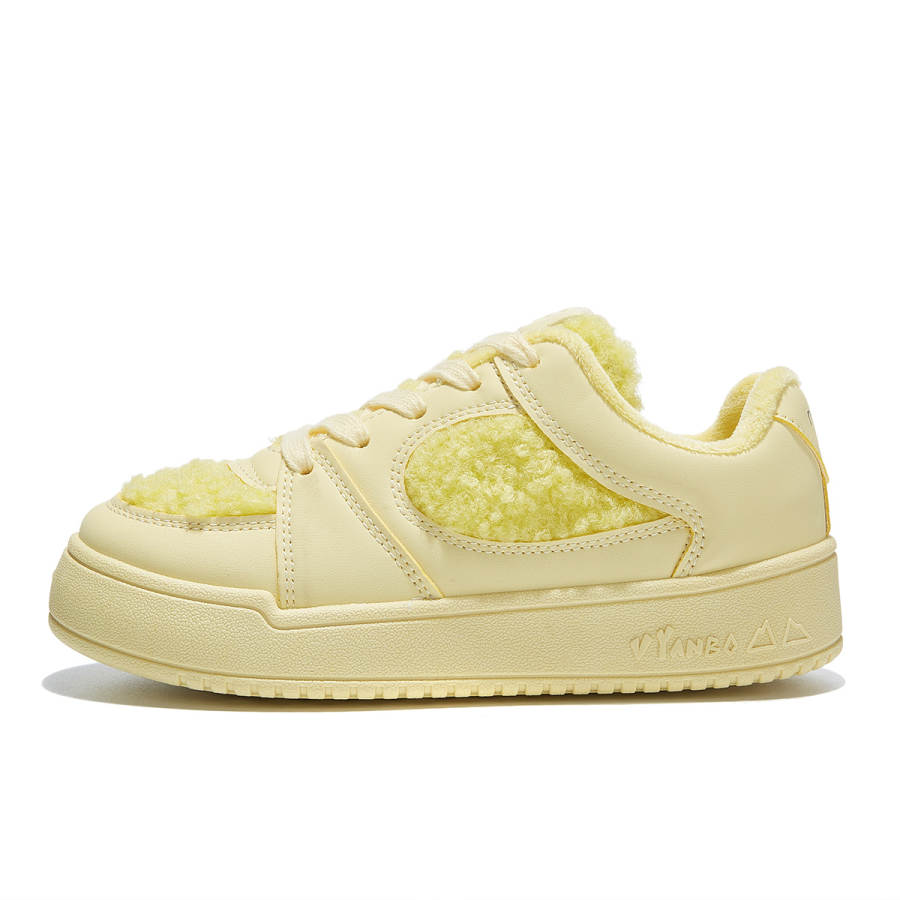 Medd Height Increasing Low top Skateboard Shoes Women's Yellow
