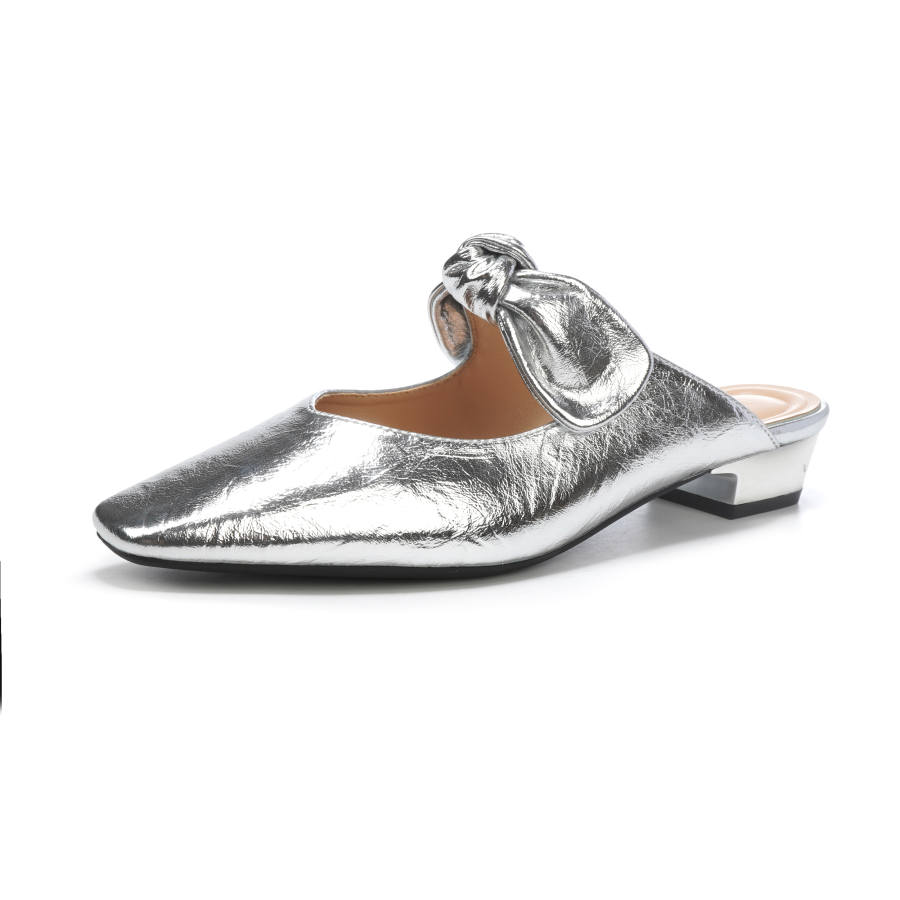 Beijiani Rubber Sole Quiet Abrasion Resistant Slip Resistant Closed Toe Slippers Women's