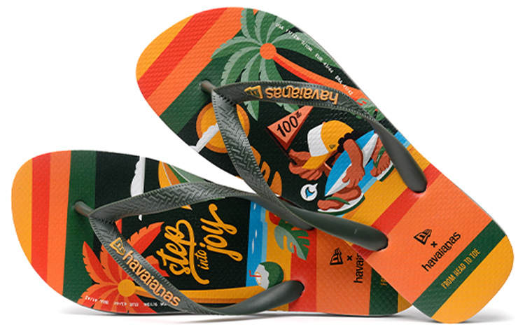 Havaianas New Era x Havaianas Stylish Sandal Unisex Green Orange