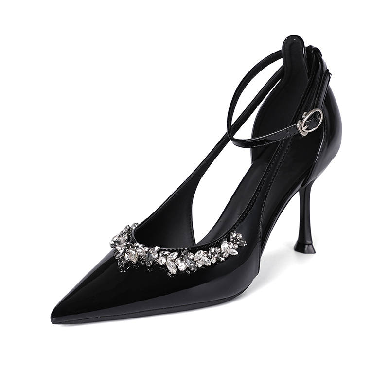 YAFEI XUANYU Patent Leather High Heels Women's