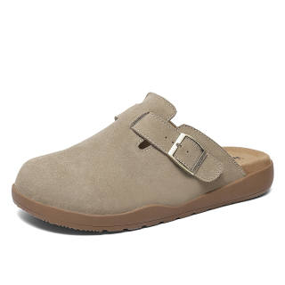 TEMPUR Closed Toe Slippers Unisex Khaki