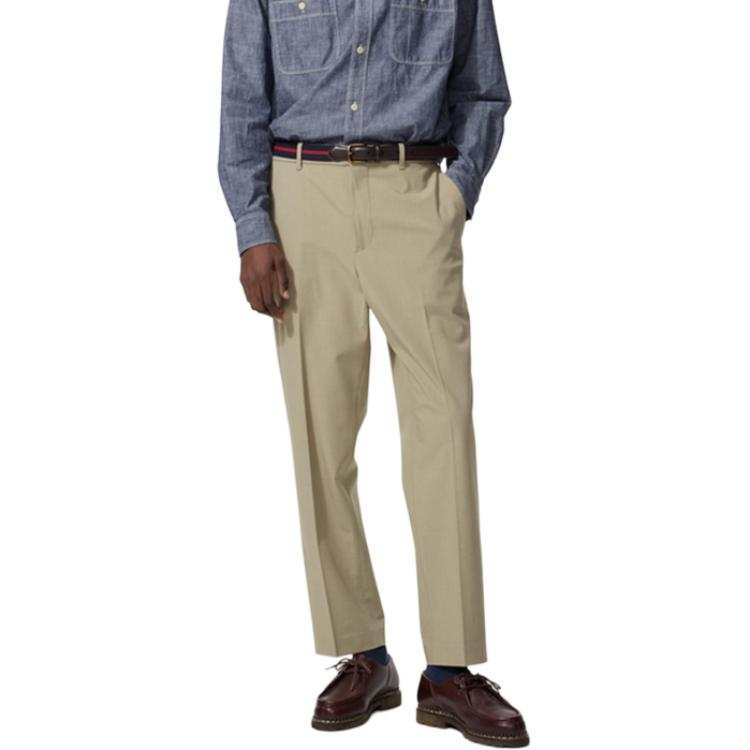 UNIQLO Suit Pants Men's Dark Beige Moderate