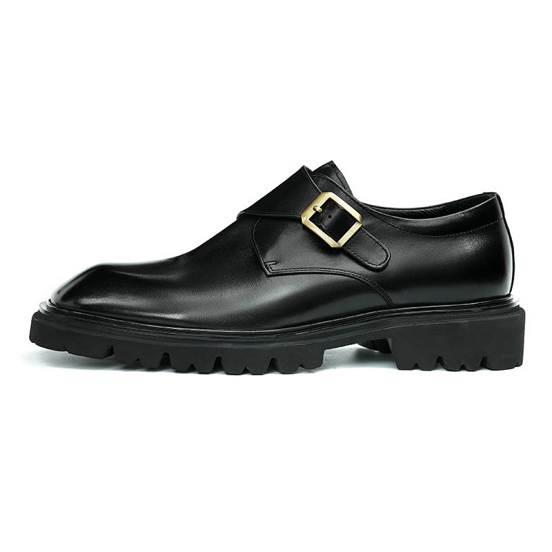 ASTON M.JAZZ Top Grain Cow Leather Casual Shoes Men's