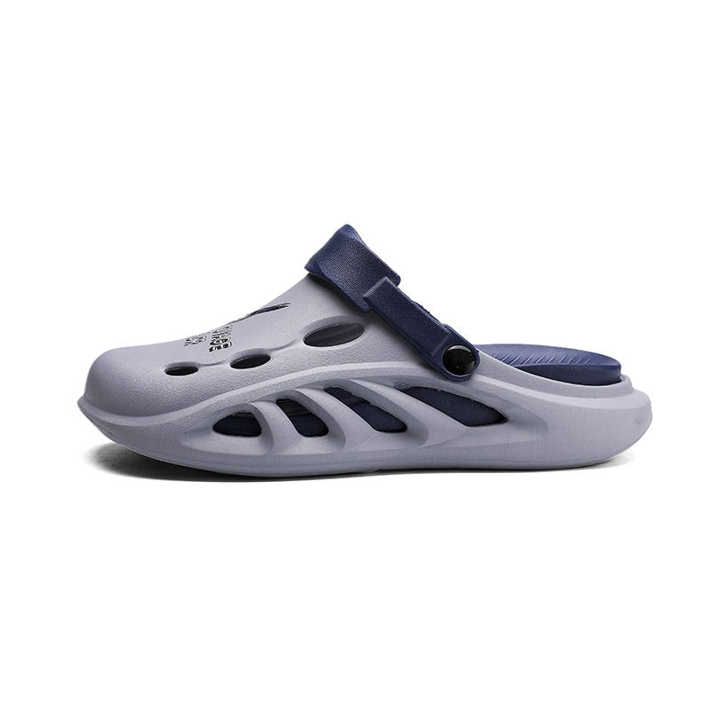 YINGLUNQISHI EVA Clogs Unisex Gray Blue