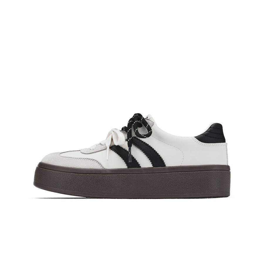 Hotwind Q Lightweight Low top Casual Shoes Women's Beige Black
