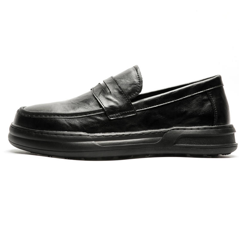 V ZERO FIVE V ZERO FIVE Microfiber Leather Casual Shoes Men's Black