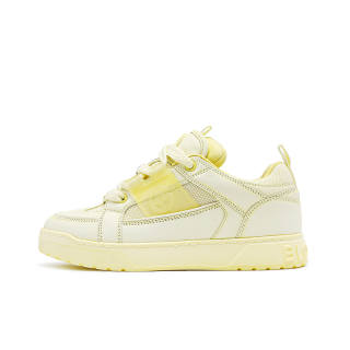 BLOCCO5 Washed Shoe Low top Casual Shoes Women's Yellow