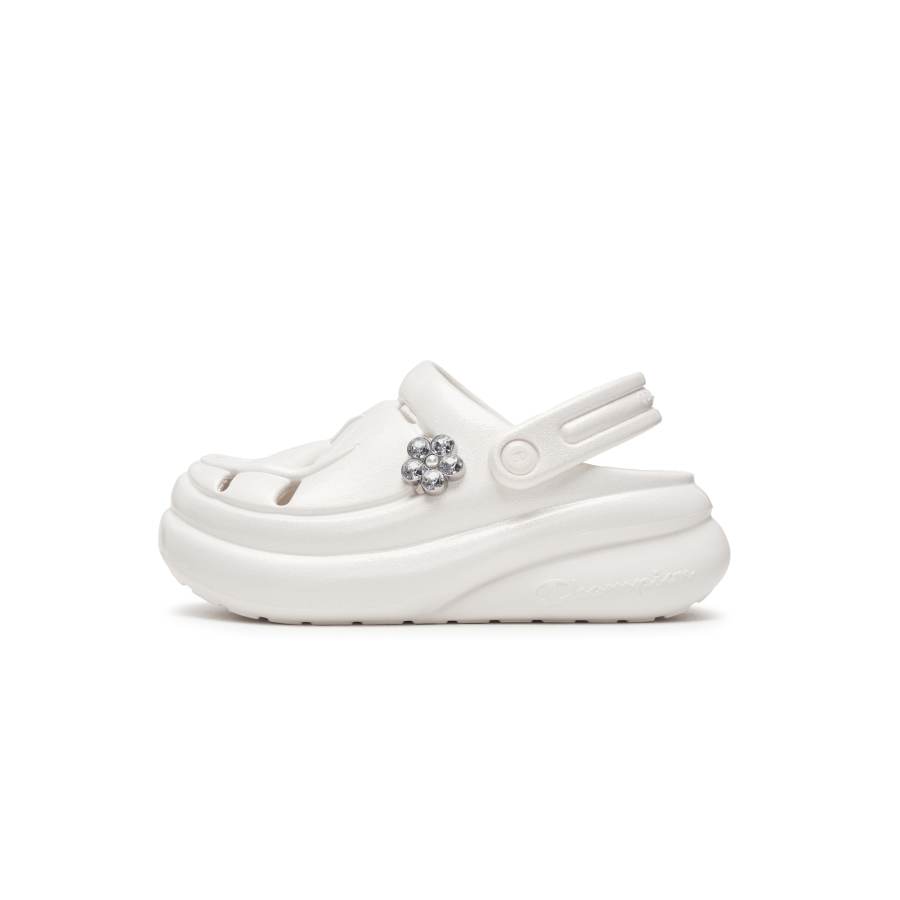 Champion Mushroom EVA Clogs Women's Milk White/Silver White
