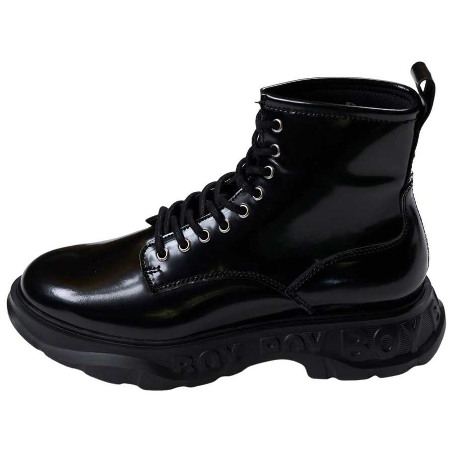 Boy London Combat Boots Unisex Black