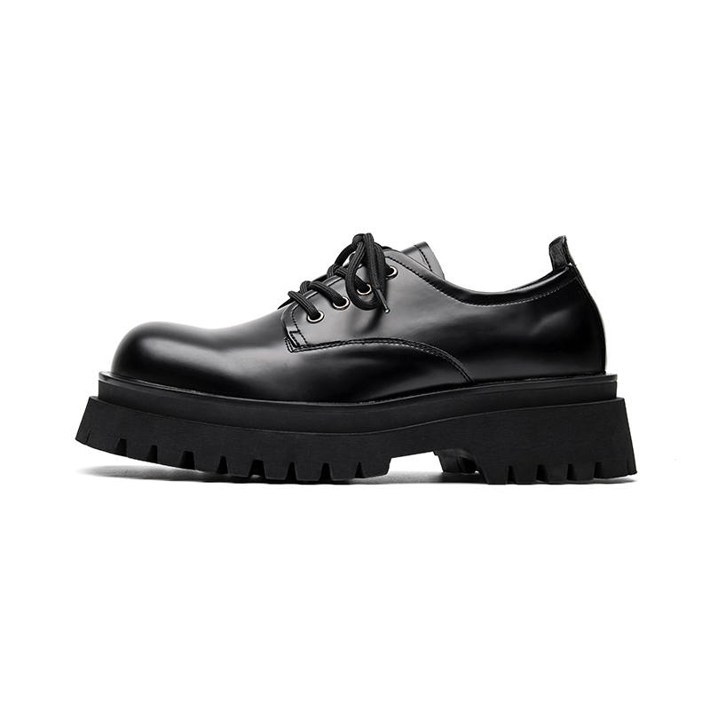 Dounkol Get Cool Microfiber Leather Casual Shoes Men's Black