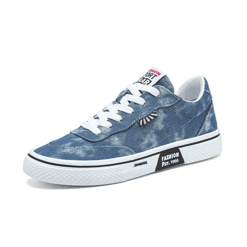 JINMAIWANG Canvas Slip Resistant Slip Resistant Low top Skateboard Shoes Men's
