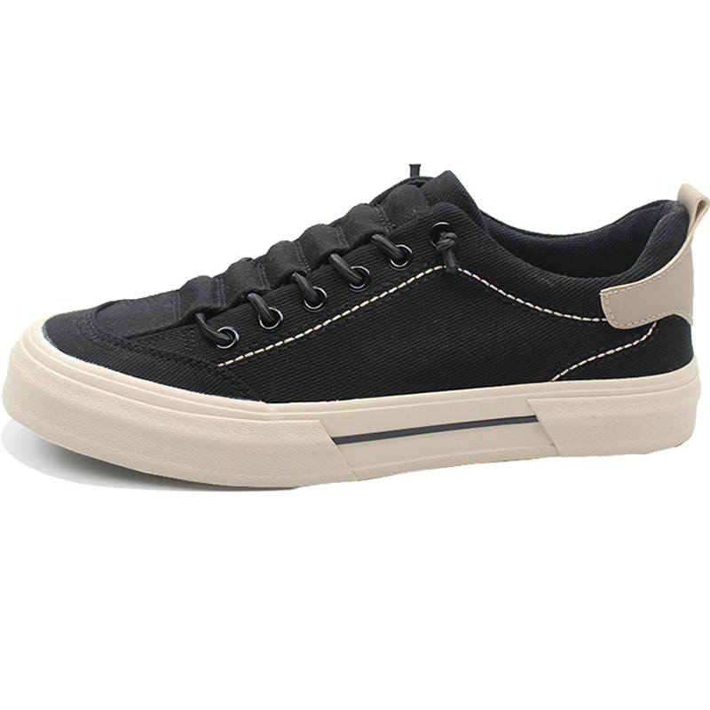 SENJIALUO Canvas Slip Resistant, Abrasion Resistant, Lightweight Low top Skateboard Shoes Men's