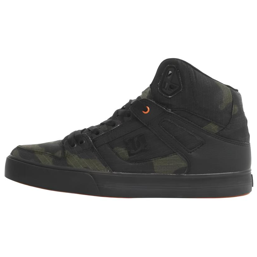 DCSHOES Skateboard Shoes Unisex High Top Black Green
