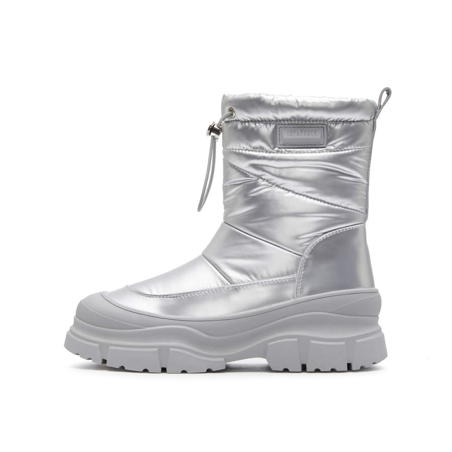 Joypeace Fabric Thermal Urban Techwear Fleece Lined Platform Crew Snow Boots Women's