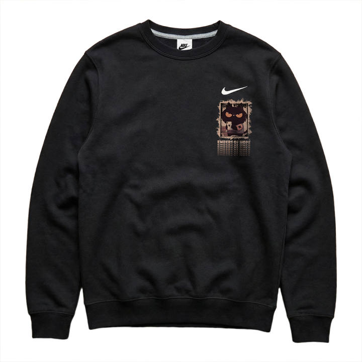 Nike Nike Sweatshirts Unisex Black Crew Neck Moderate Regular